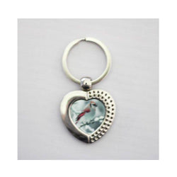 Diamond Heart Keyring - whitworthprints