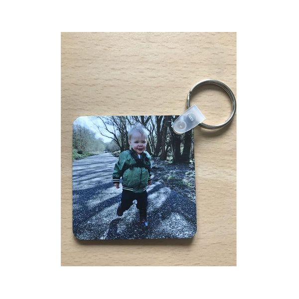 Double Sided Square Keyring - whitworthprints