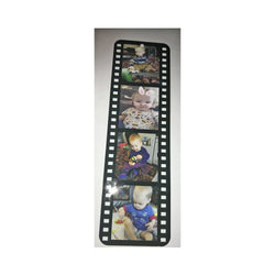 Long metal bookmark in film strip style. - whitworthprints