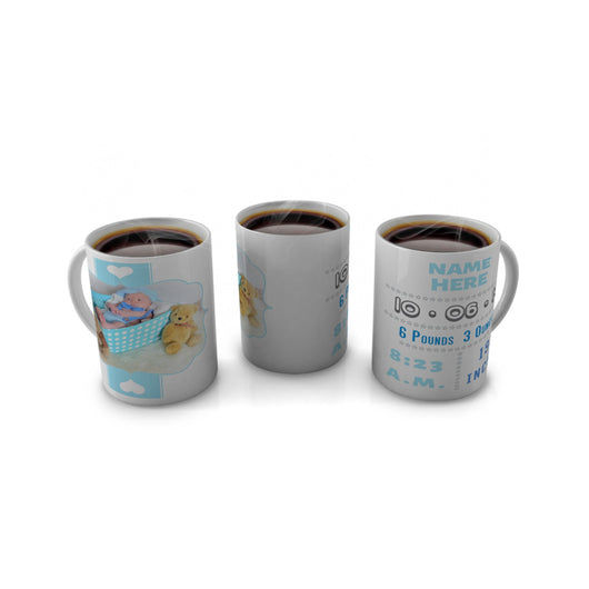 Personalised Baby birth mug Design 3. - whitworthprints