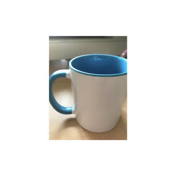 Personalised Photo Mug Light Blue two tone(11oz) - whitworthprints
