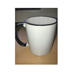 Personalised Photo Mug black Rim and Handle(11oz) - whitworthprints
