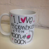 I Love my Grandkids to the Moon and Back Mug - whitworthprints