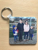 Double Sided Square Keyring - whitworthprints